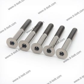 DIN7991 Flat Head Countersunk Titanium Alloy M6 Bolts