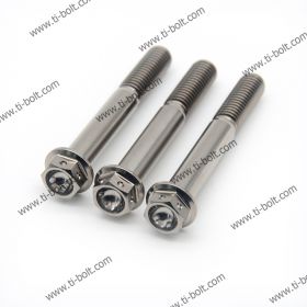 DIN6921 Titanium Alloy Flange Drilled Bolt M10×40