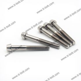 Titanium Alloy Tapered Socket Cap Bolt M6×1.0P Standard Bolt