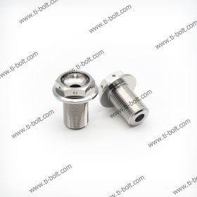 Titanium Front Axle Bolt M18